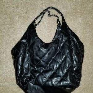 Bebe quilted leather purse